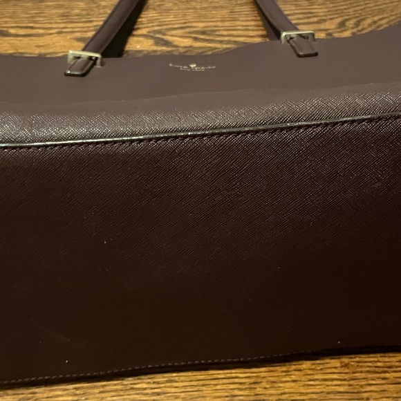 Kate Spade plum coloured tote - Picture 4 of 9